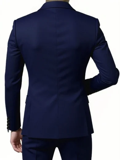 Valentine's Day Groom Wedding Outfit Men's Autumn Wedding Party Suit Jacket Pants Vest Fashion Loose Comfortable Set Luxury Tuxedo