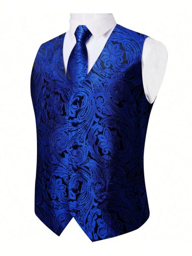 Men's Suit Vest Sleeveless, Fashionable For Summer Tuxedo Waistcoat
