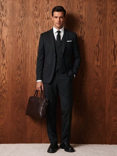 High Quality Men Wedding Suit Prom Dress Jacket+Pants+Vest Men Suit Set Slim Fit Tuxedo Male Blazer British Style Groom Clothing Suit